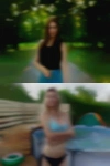 Horny naked woman alone
