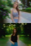 Woman looking area